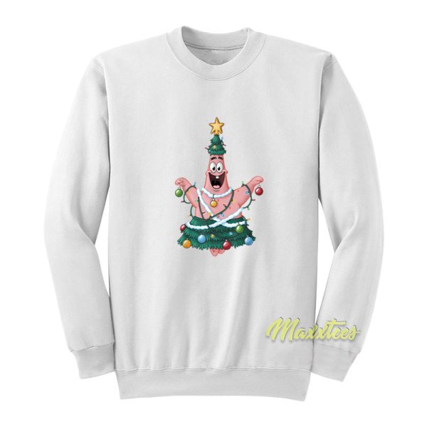 Patrick Star Christmas Tree Sweatshirt