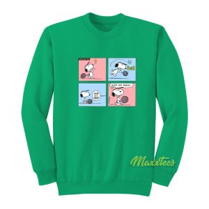 Peanuts Aced Him Again Sweatshirt 1