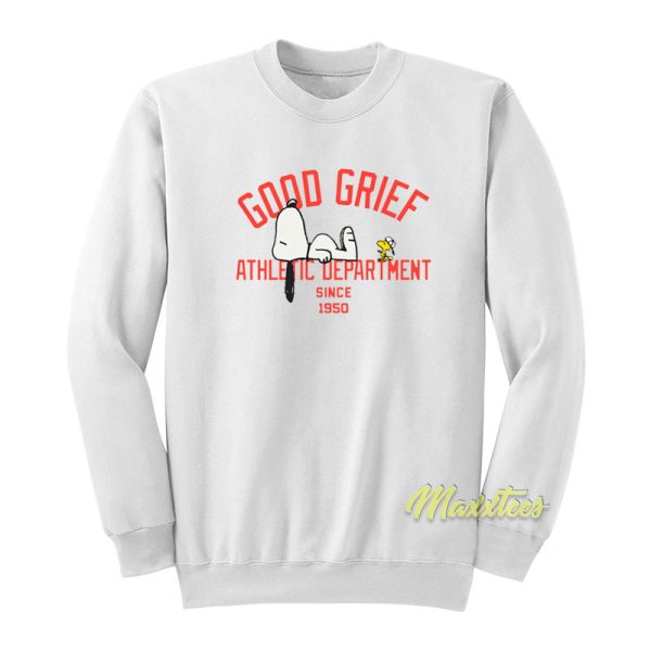 Peanuts Good Grief Athletic Department Sweatshirt