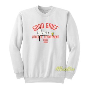 Peanuts Good Grief Athletic Department Sweatshirt 2