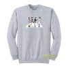 Peanuts In Abbey Road The Beatles Snoopy Sweatshirt