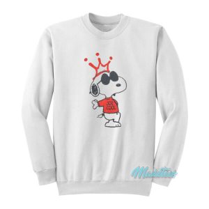 Peanuts Joe Cool Snoopy Crown Sweatshirt