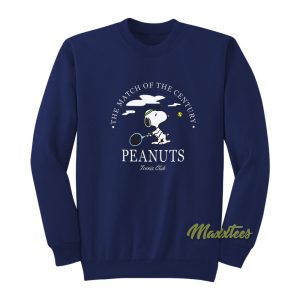 Peanuts Snoopy Tennis Club Sweatshirt 1