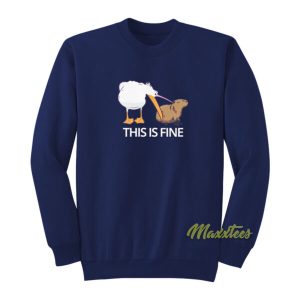 Pelican Tries To Eat Capybara Sweatshirt 2