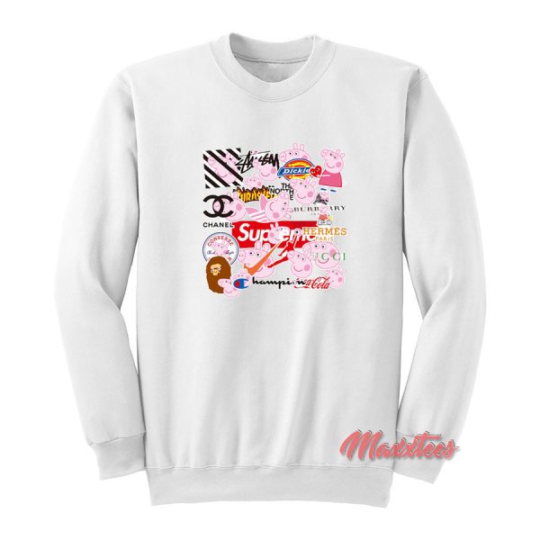 Peppa Pig X Popular Clothing Brands Sweatshirt