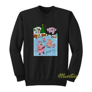 Percy Pig Santa Family Sweatshirt 1