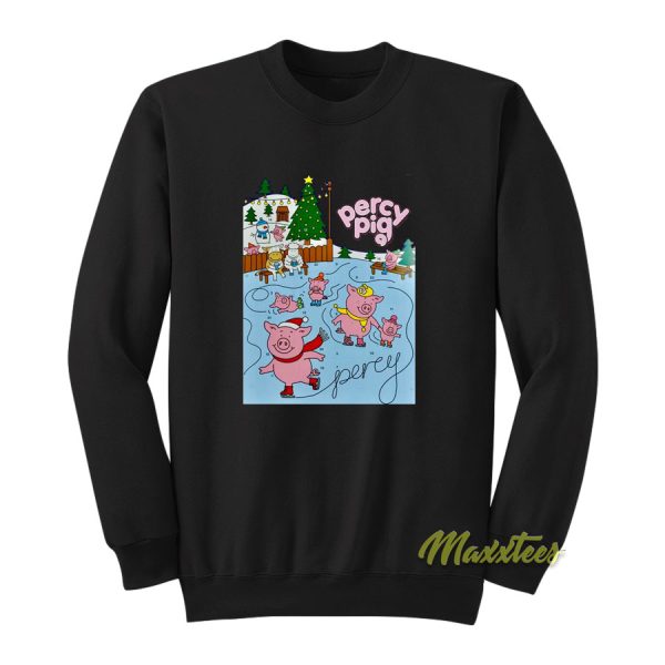 Percy Pig Santa Family Sweatshirt