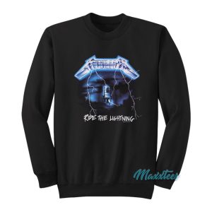 Pete West Metallica Ride The Lightning Sweatshirt 1