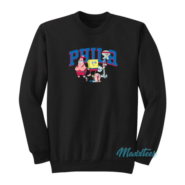 Philadelphia 76ers Spongebob Team Sweatshirt