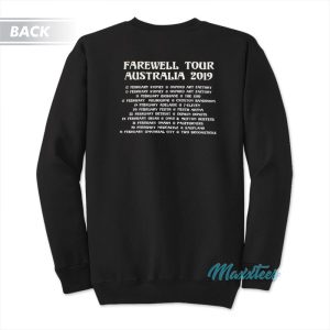 Phoebe Bridgers Metal Farewell Tour Australia Sweatshirt