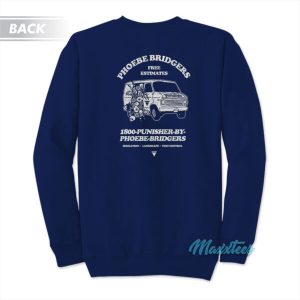 Phoebe Bridgers Punisher Faded Sweatshirt 3