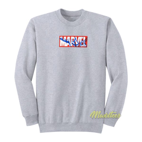 Phrases of Marvel Spider Man Sweatshirt