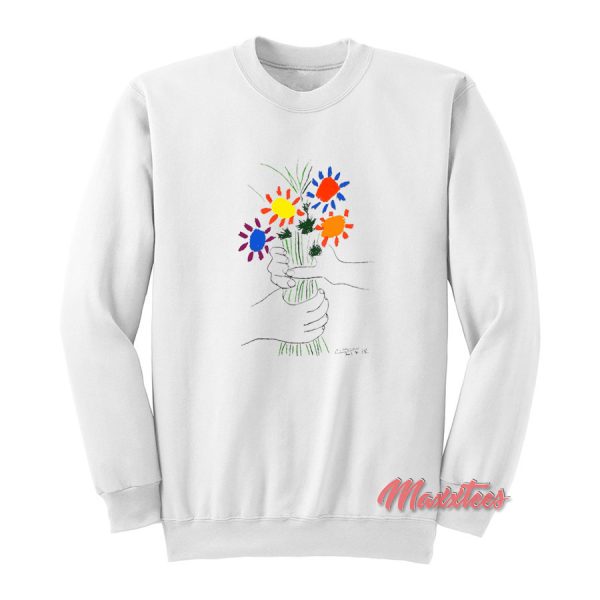 Picasso Bouquet of Flowers Sweatshirt