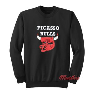 Picasso Bulls Parody Sweatshirt