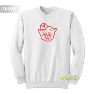 Piggly Wiggly Im Big On The Pig Sweatshirt 3