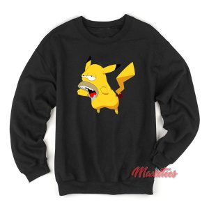 Pikachu Homer Simpsons Sweatshirt