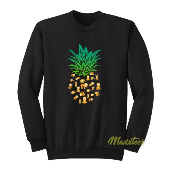 Pineapple Sloth Sweatshirt