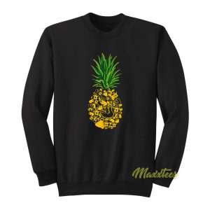 Pineapple Sloths Pineapple Shape Sloth Tropical Sweatshirt 1