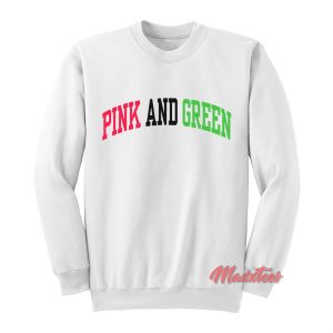 Pink And Green Sweatshirt