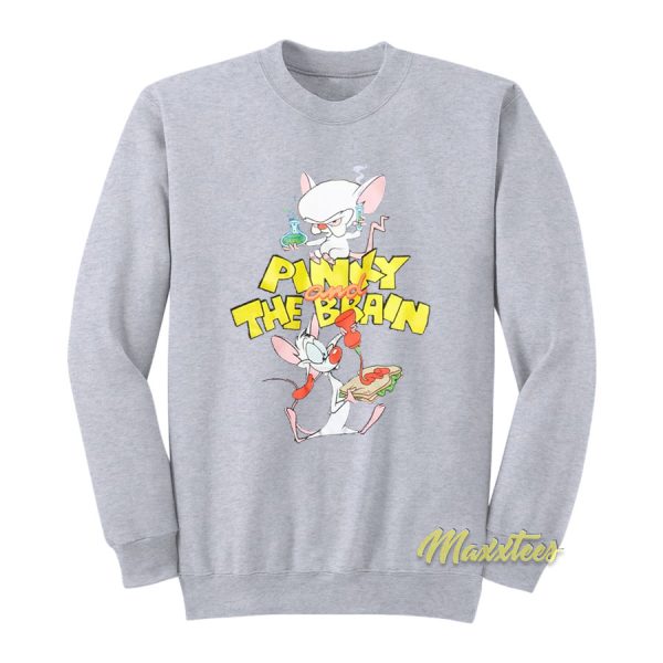 Pinky and The Brain Character Sweatshirt