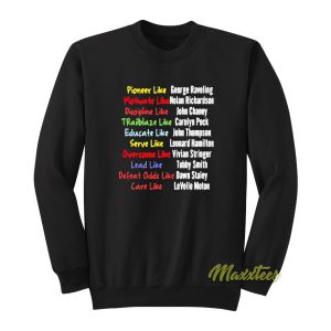 Pioneer Like George Raveling Motivate Like Nolan Sweatshirt 1