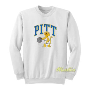 Pitt Football Guy Pitt Dribbling Panther Sweatshirt