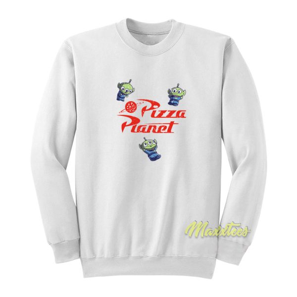 Pizza Planet Alien Toy Story Sweatshirt