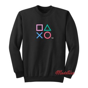 PlayStation Button Icons Sweatshirt 1