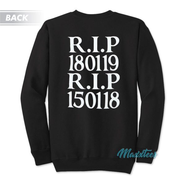 Playboi Carti Die Lit Tour RIP Sweatshirt