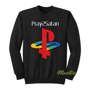 Playstation Pray Satan Sweatshirt 1