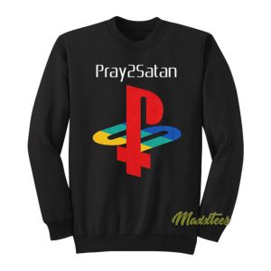 Playstation Pray Satan Sweatshirt 2
