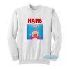 Ponyo Hams Jaws Parody Sweatshirt