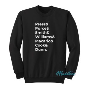 Press Purse Smith Williams Macario Cook Dunn Sweatshirt