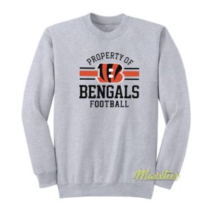 Property of Bengals Football Sweatshirt