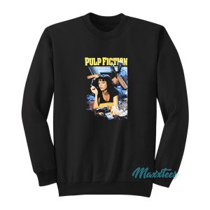 Pulp Fiction Movie Poster Uma Thurman Sweatshirt 1