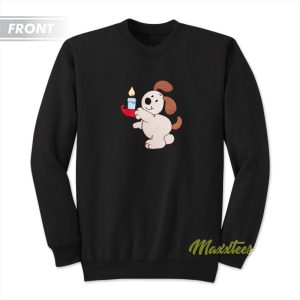 Puppy On The Train Gonna Ride It Sweatshirt 1