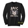 Racc and Roll Raccoon Drum Sweatshirt