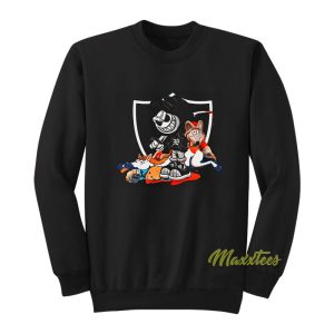 Raiders Grim Reaper vs Broncos Sweatshirt 1