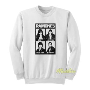 Ramones Razor Joey Johnny Dee Sweatshirt