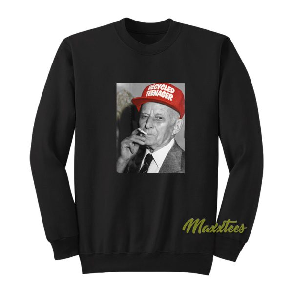 Recycled Teenager Old Man Sweatshirt