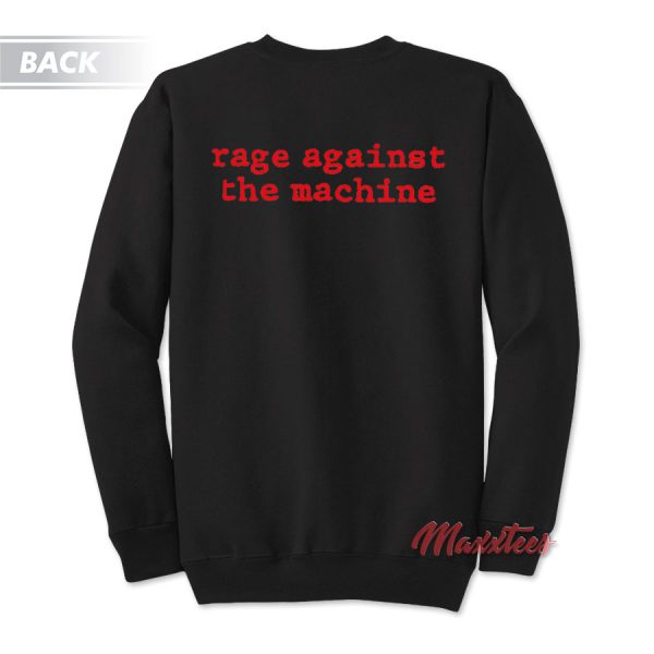 Red Star Rage Against The Machine Sweatshirt