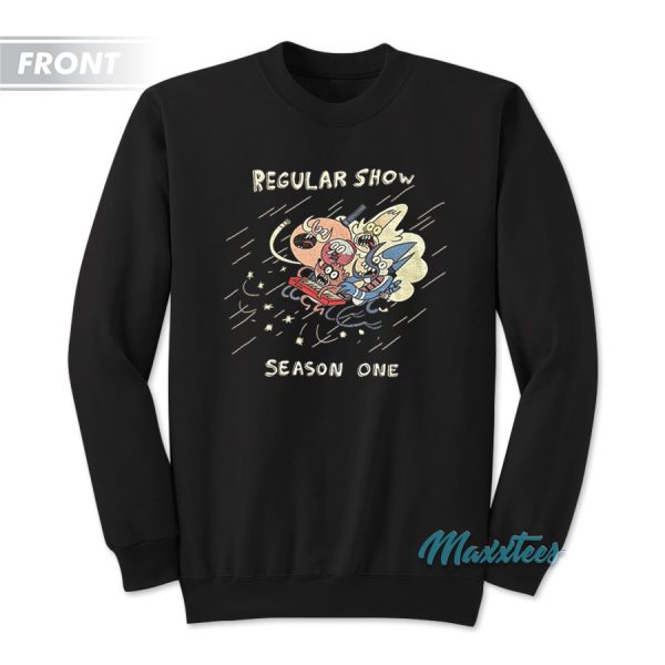 Regular Show Season One Air Dates 2010 Sweatshirt