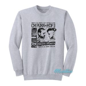 Revolution Cm Punk Vs MJF Dog Collar Match Sweatshirt