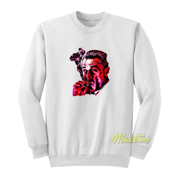 Robert De Niro Smoking Mafia Sweatshirt