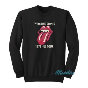 Rolling Stones 1975 US Tour Tongue Sweatshirt