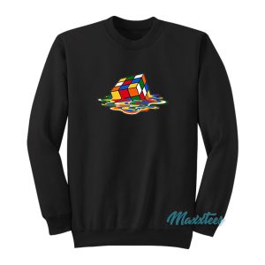 Rubiks Cube Melting Sheldon Cooper Sweatshirt 1