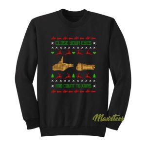 Run The Jewels Close Your Eyes Christmas Sweatshirt