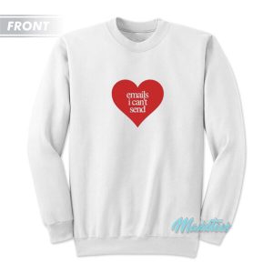 Sabrina Carpenter Emails I Cant Send Love Sweatshirt 3