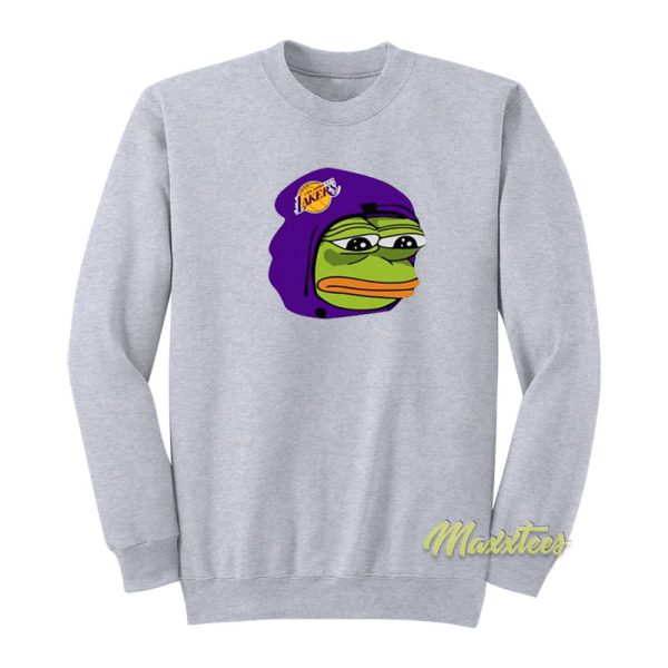 Sad Pepe Lakers Los Angeles Sweatshirt