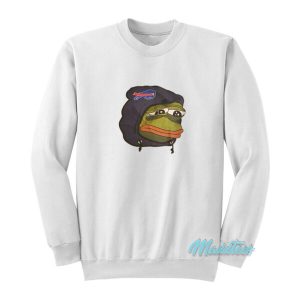 Sad Pepe The Frog Face Sweatshirt 2
